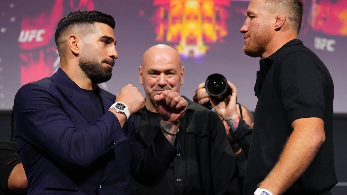 Ilia Topuria Calls Out Justin Gaethje Mentioning Divorce Ahead of UFC Freedom 250 Fight 