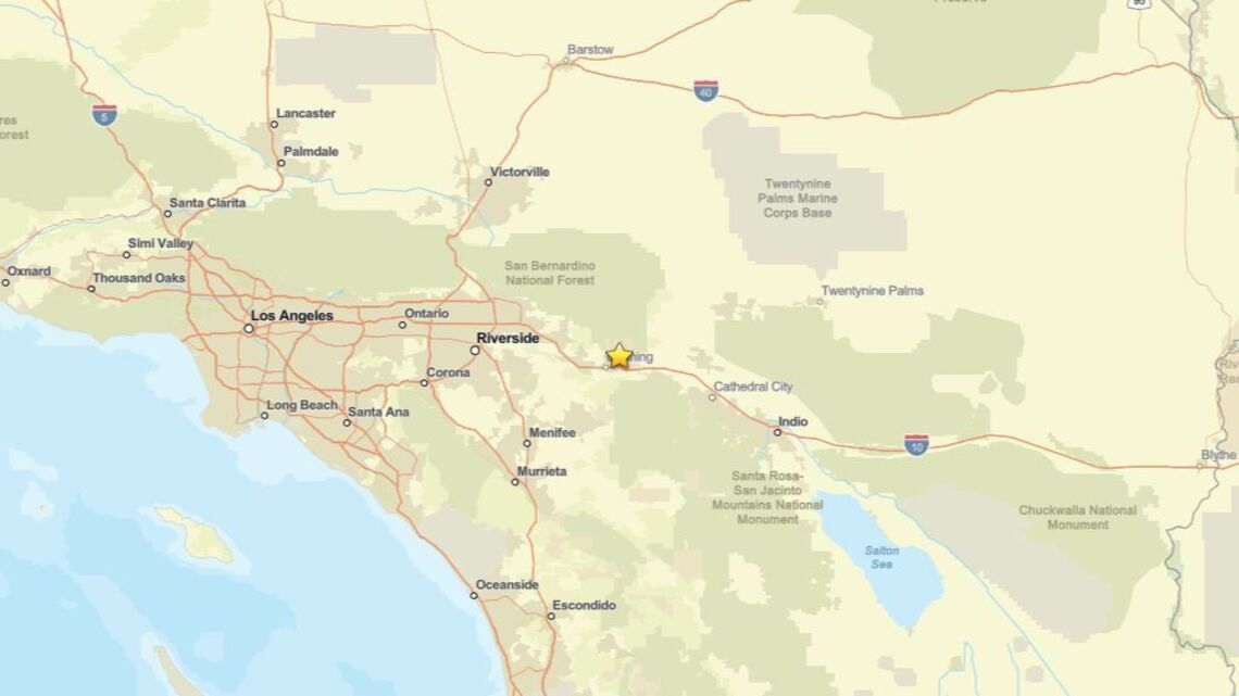Update: 2.1 magnitude earthquake struck close to Cabazon, CA on Sept. 6 