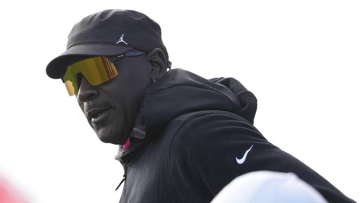  Michael Jordan is a familiar face around the pro game, here is at the 2021 Ryder Cup at Whistling Straits. | Michael Madrid-Imagn Images 