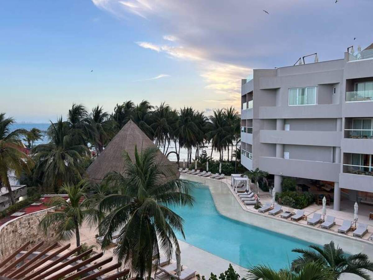 View from balcony at Almare, a Luxury Collection Resort, Isla Mujeres. Photo credit: Jennifer Merrick 