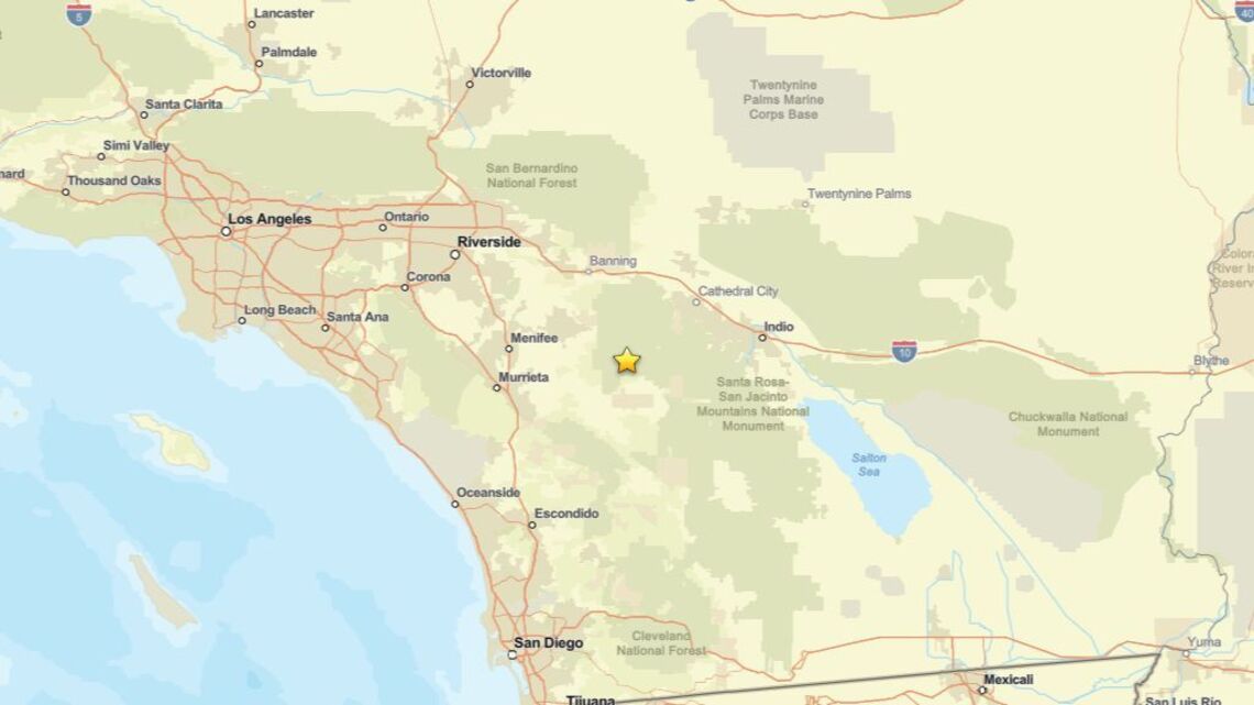 Earthquake of magnitude 2.2 registered close to Idyllwild, CA on Aug. 24 