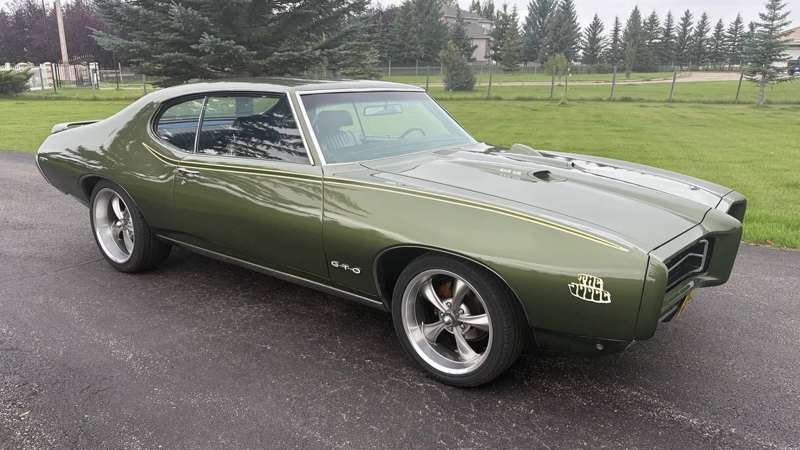 1969 Pontiac GTO Hardtop Coupe for Sale With 83,000 Miles Shown