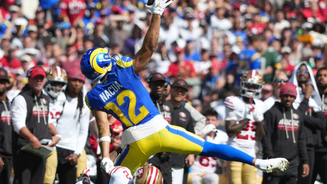 Rams Puka Nacua 'trending the wrong way' for Monday night vs Giants 