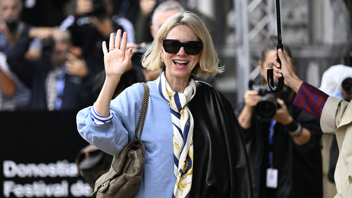 Naomi Watts' Cool-Girl Adidas Sneakers Make Jeans Look Incredibly Chic 