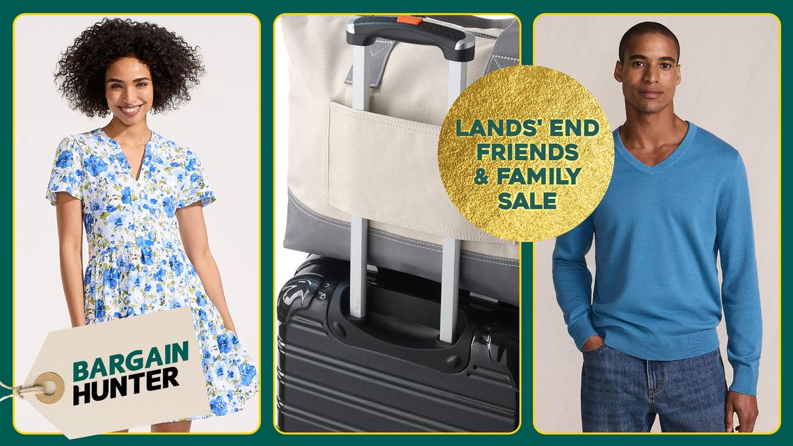 Get All of Your Spring Wardrobe Needs With 70% Off at the Lands' End Friends and Family Sale 