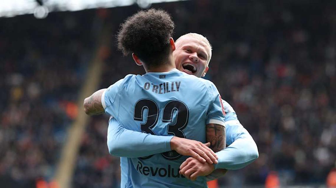  Man City are feeling positive. | Darren Staples/AFP/Getty Images 