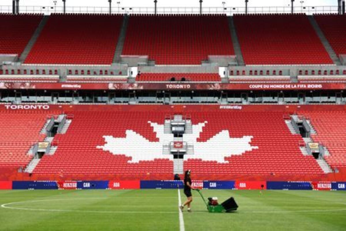 Soccer Football - FIFA World Cup 2026 - Group B - Canada v Bosnia and Herzegovina - Preview - Toronto Stadium, Toronto, Canada - June 10, 2026 General view inside the stadium ahead of the match REUTERS/Bernadett Szabo