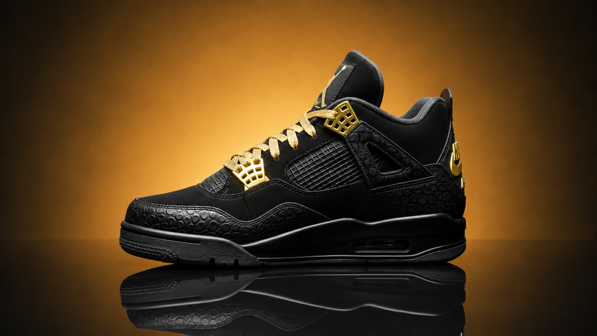  Air Jordan 4 Black Crown RabaKali