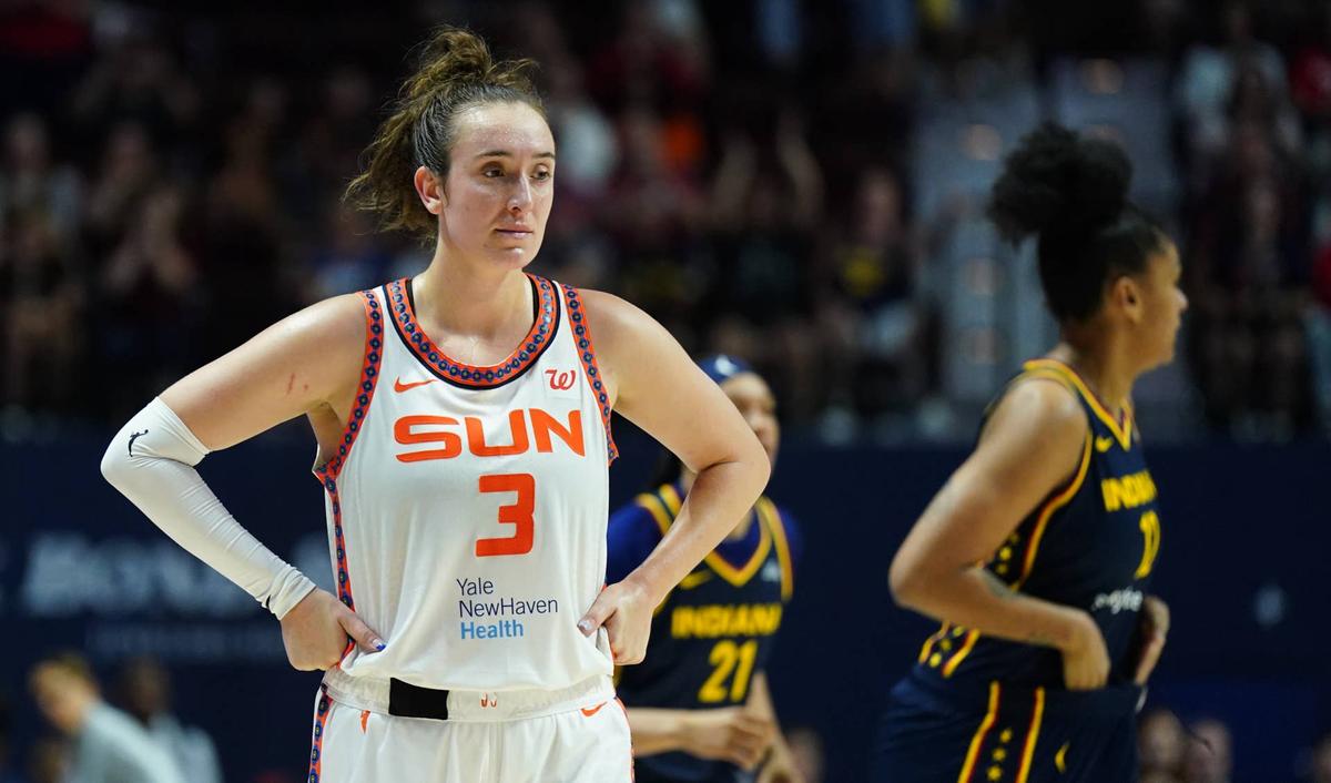  Former Connecticut Sun guard Marina Mabrey (3). David Butler II-Imagn Images