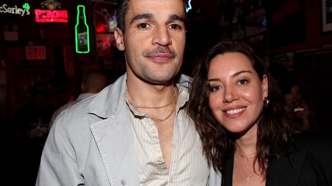 Pregnant Aubrey Plaza Supports BF Christopher Abbott at Broadway Opening 