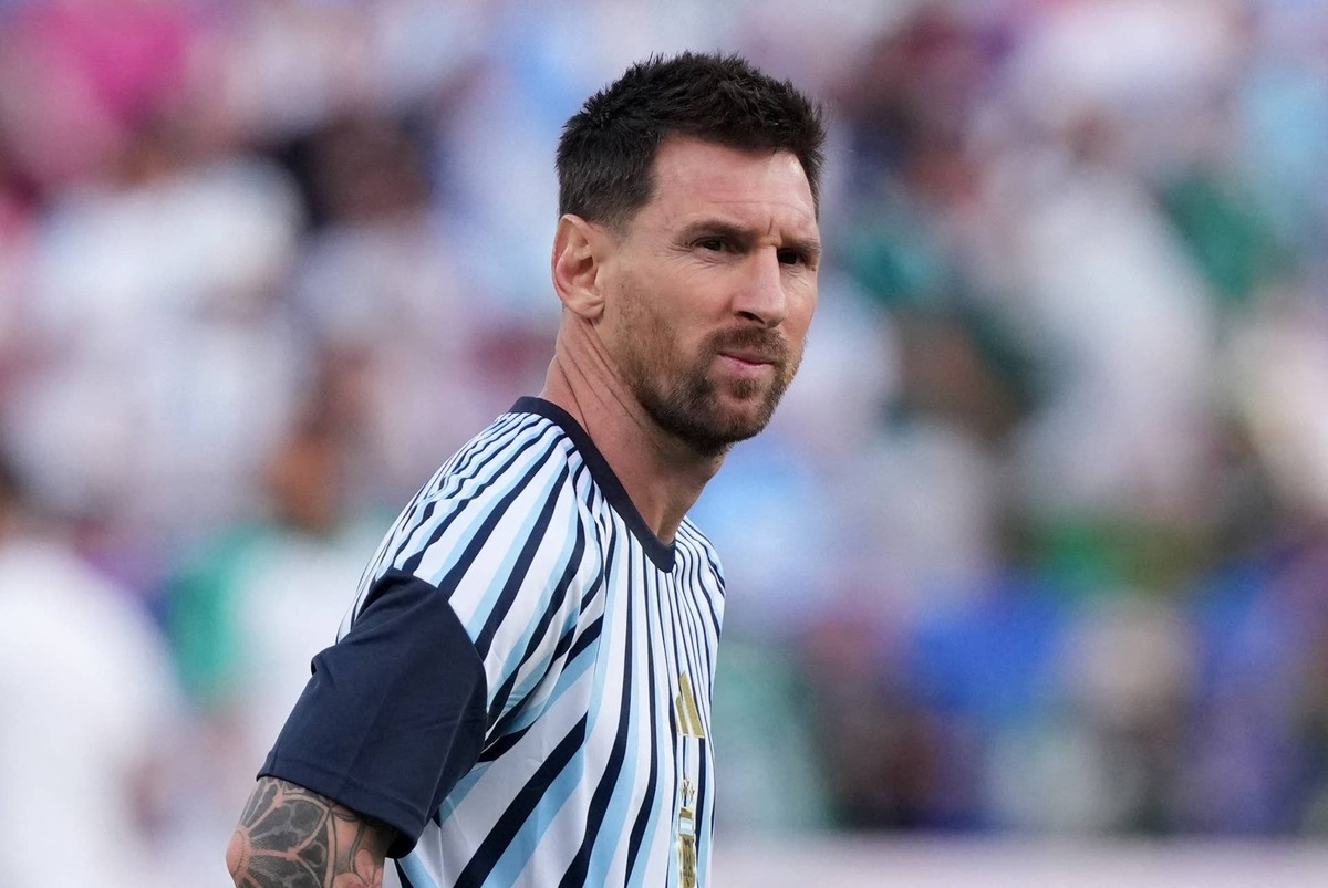  June 16, 2026; Kansas City, Missouri, U.S.; Argentina's Lionel Messi during the warm up before the match. Mandatory Credit: Jay Biggerstaff-Imagn Images 