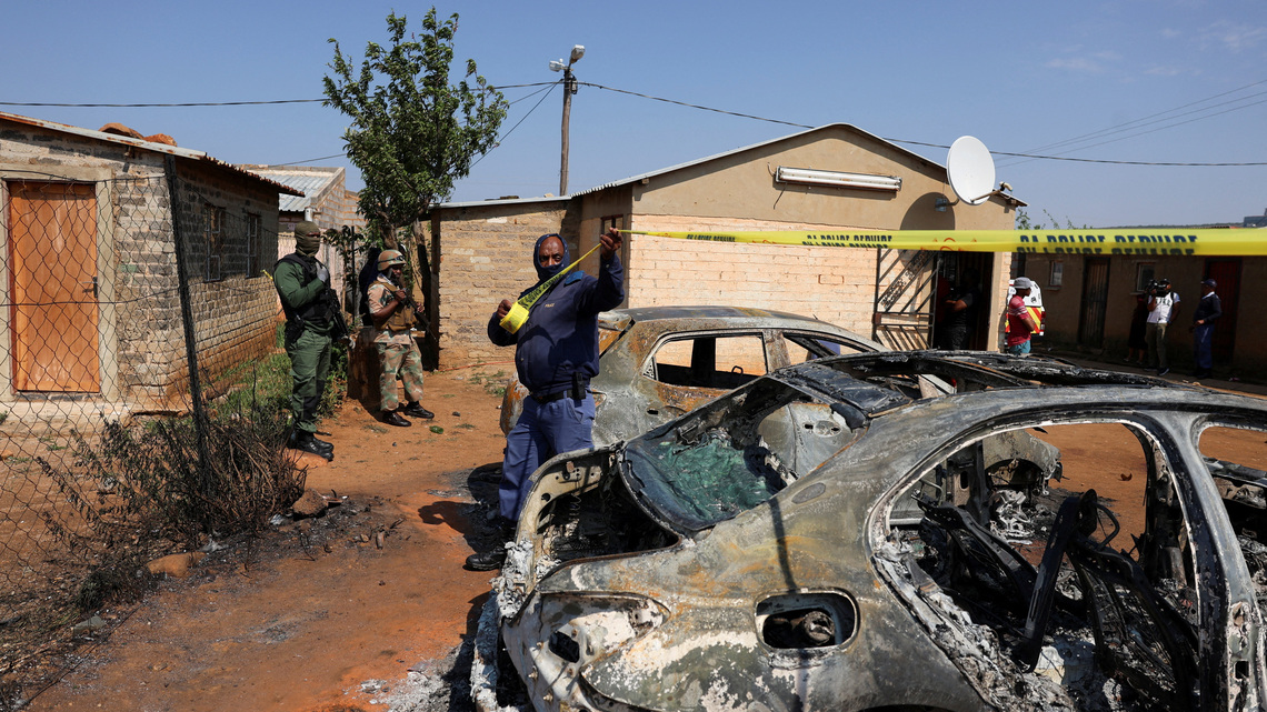 South African township living in fear after tavern shooting that left 18 dead
