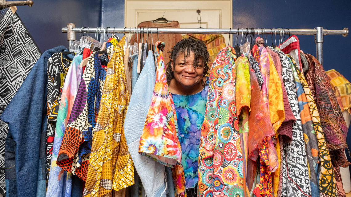 Voszi Douglas Makes Unique Designs in Franklin Park Studio