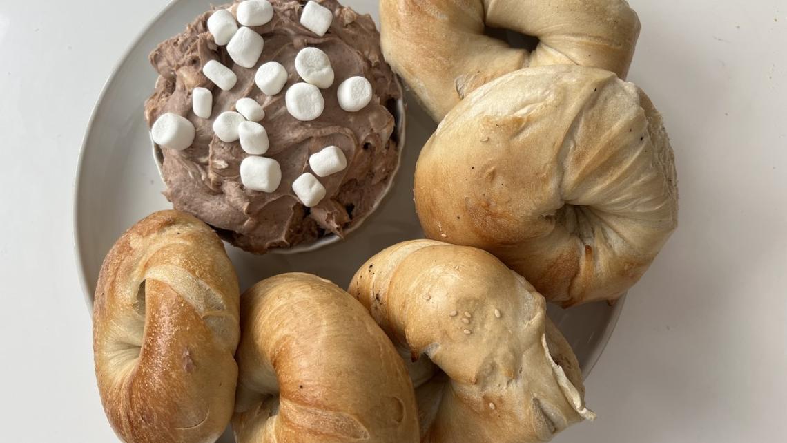 I Made a 'Hot Cocoa Cream Cheese' for My Local Bagel Shop-and It Sold Out Twice 