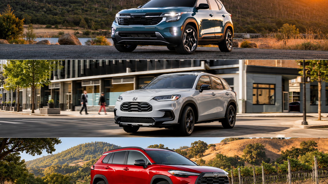 Toyota Corolla Cross Vs. Honda HR-V Vs. Kia Seltos: Which One Is the Most Fuel-Efficient? There's One Clear Winner 