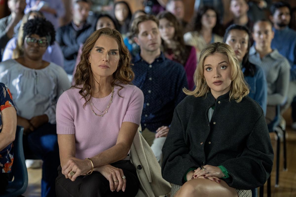  Brooke Shields and Amalia Williamson on ‘You're Killing Me.'Mike Tompkins/AcornTV 