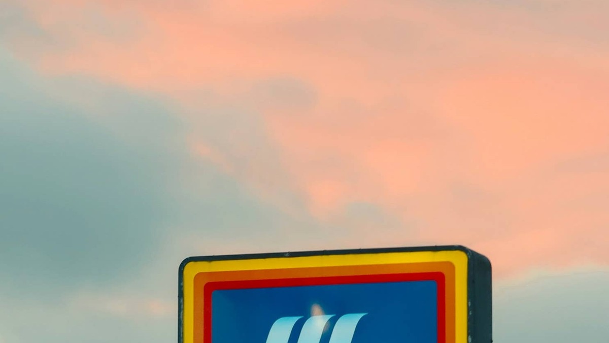 aldi store signage.