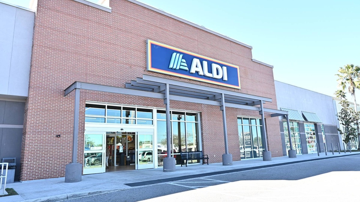 Kirkton House Blackout Curtain Set in blue at Aldi. 