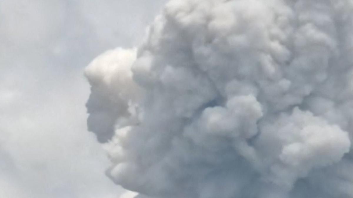 Smoke rises from an explosion in Myanmar as seen from Ruili, Yunnan Province, China, in this screengrab taken from a social media video released on May 31, 2026. Social Media/via REUTERS