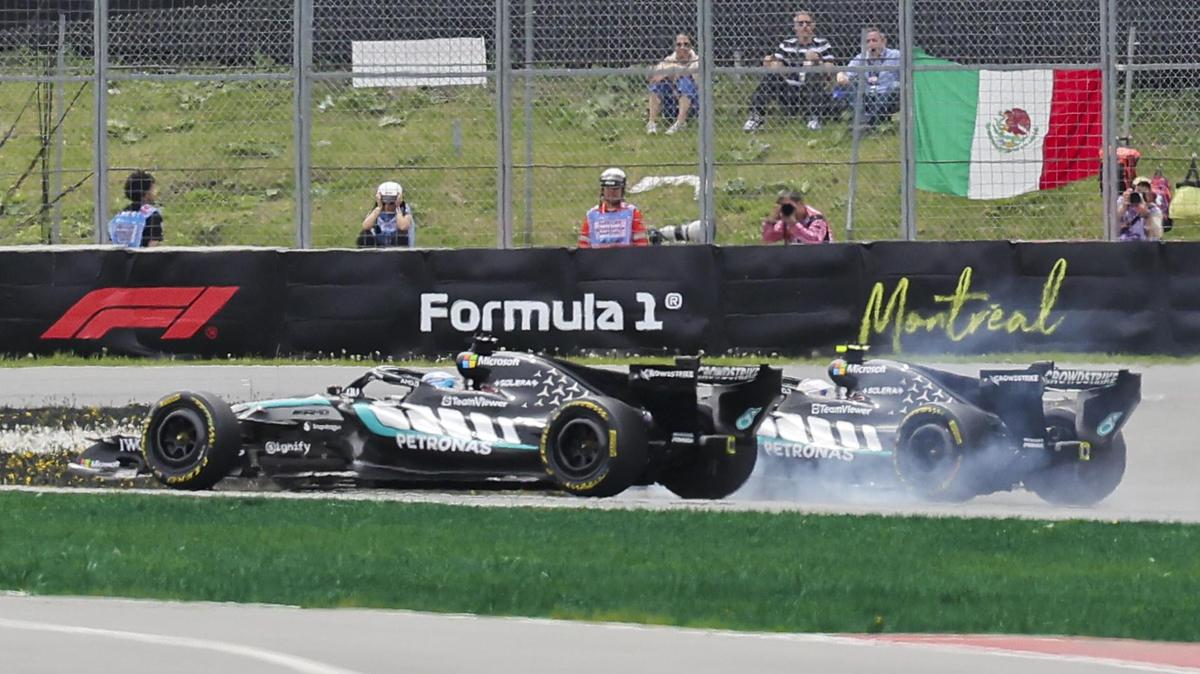 El inglés George Russell (Mercedes) en la prueba sprint del Gran Premio de Canadá EFE/EPA/CRISTOBAL HERRERA-ULASHKEVICH