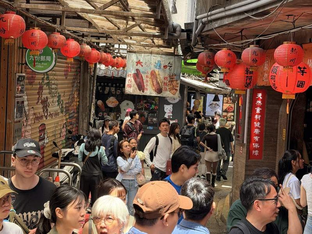  Busy Jiufen Old Street a great place to people watch and try street food. Photo credit: Marguerite "Peggy" Cleveland 