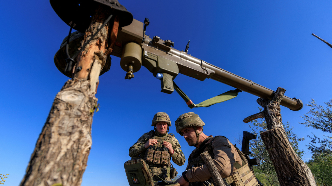Jet-powered Russian drones strain Ukraine's air defences