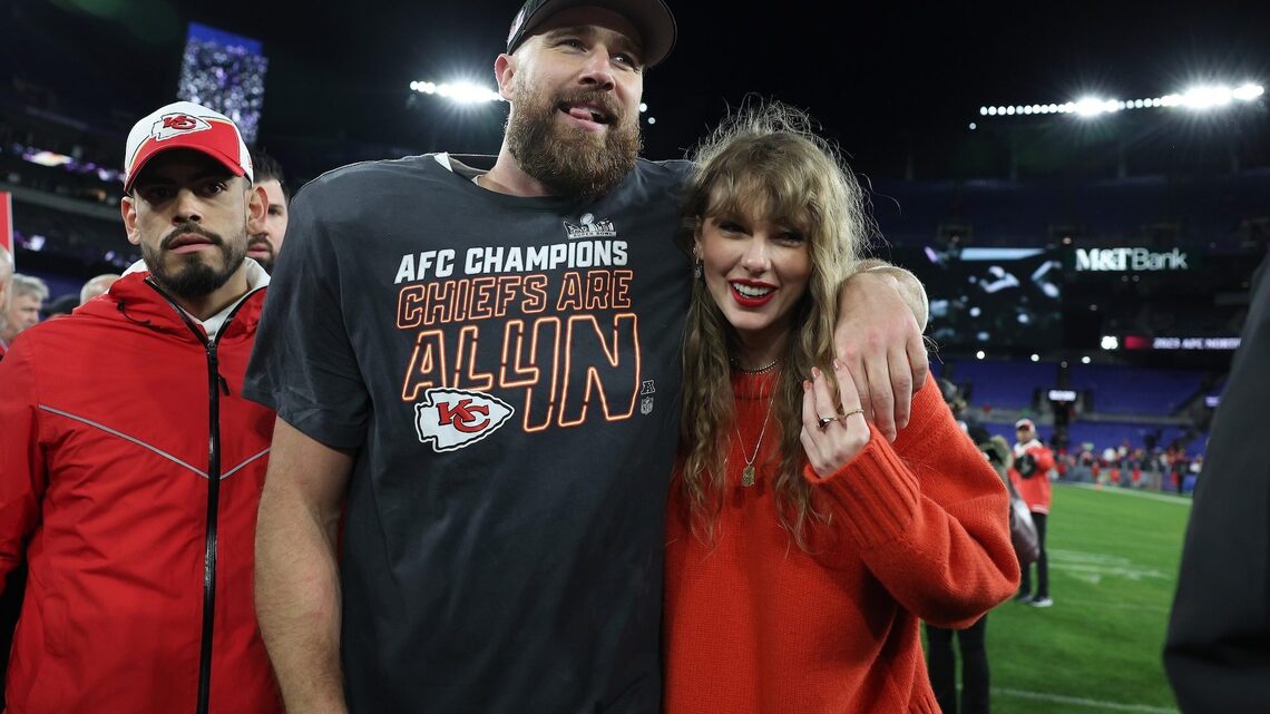 Taylor Swift Spotted Celebrating Husband Travis Kelce's 37th Birthday in NYC 