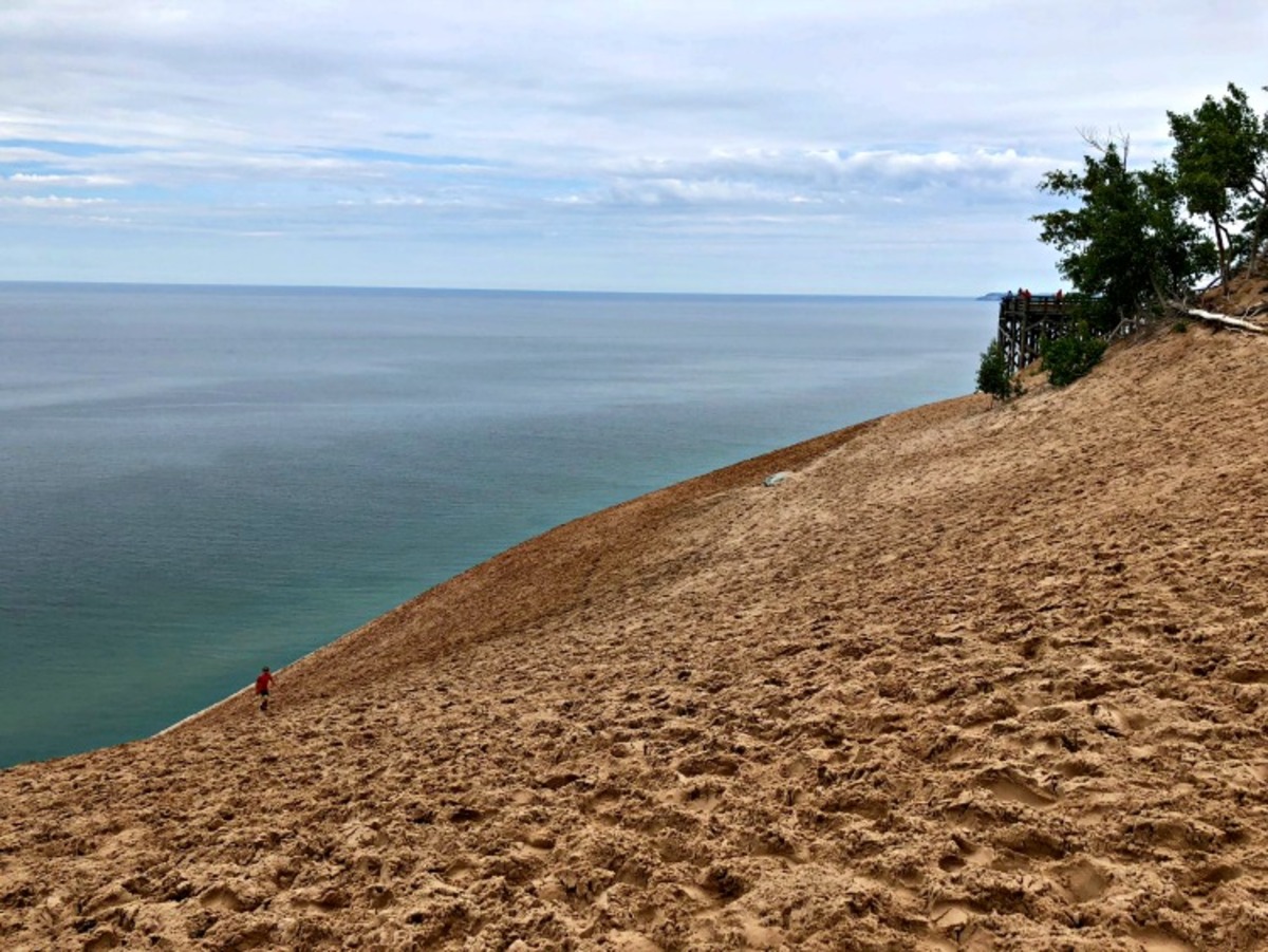  Sleeping Bear Dunes near Traverse City, one of the best Michigan weekend getaways. Photo credit: Melody Pittman 