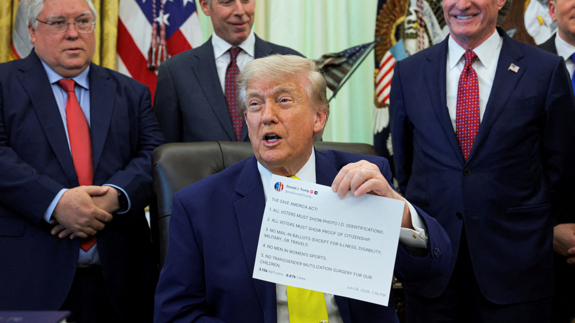 Trump sued over service that offers paid early access to Truth Social posts 