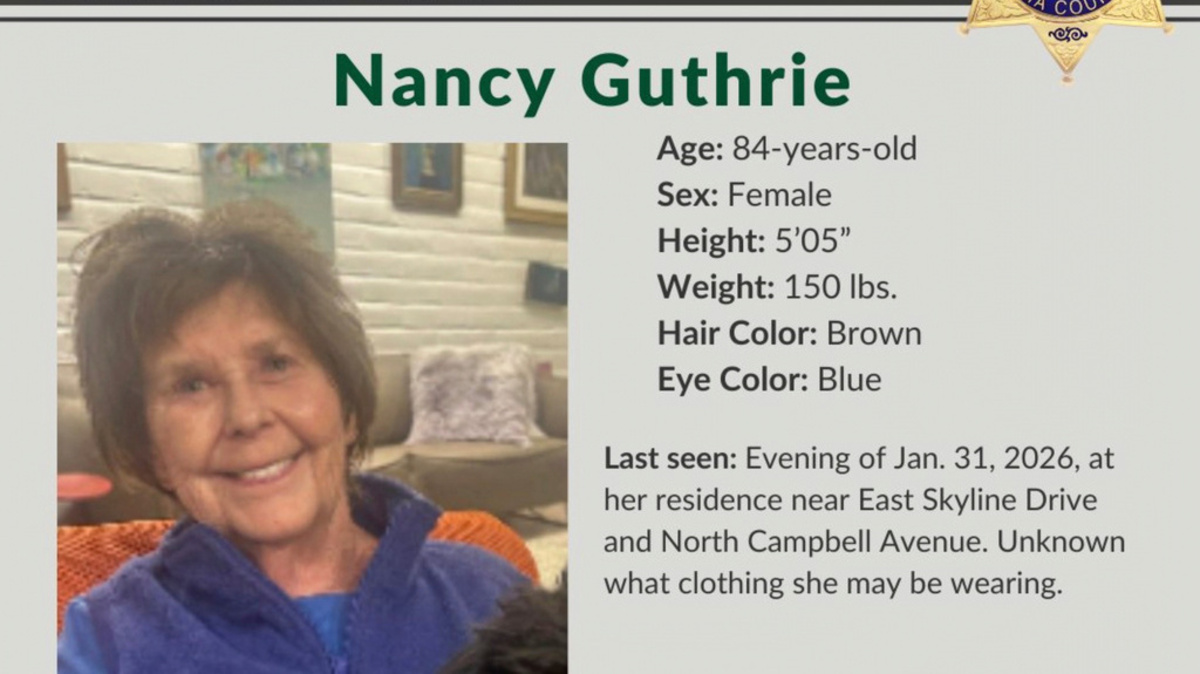 Nancy Guthrie's Family Believed She ‘Walked Away,' Sheriff's Sergeant Says