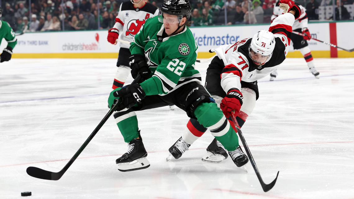 Stars' five-game win streak snapped in 'worst game of the season' vs. Hellebuyck, Devils 