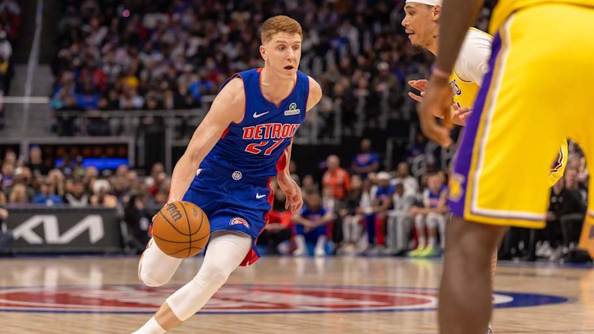  The Pistons acquired Huerter earlier this season in a trade with the Bulls. | David Reginek-Imagn Images 
