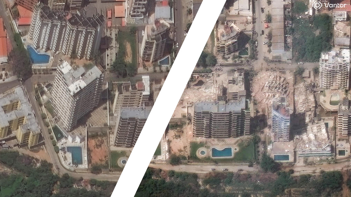 Before and after images reveal damage in Venezuela following earthquakes 