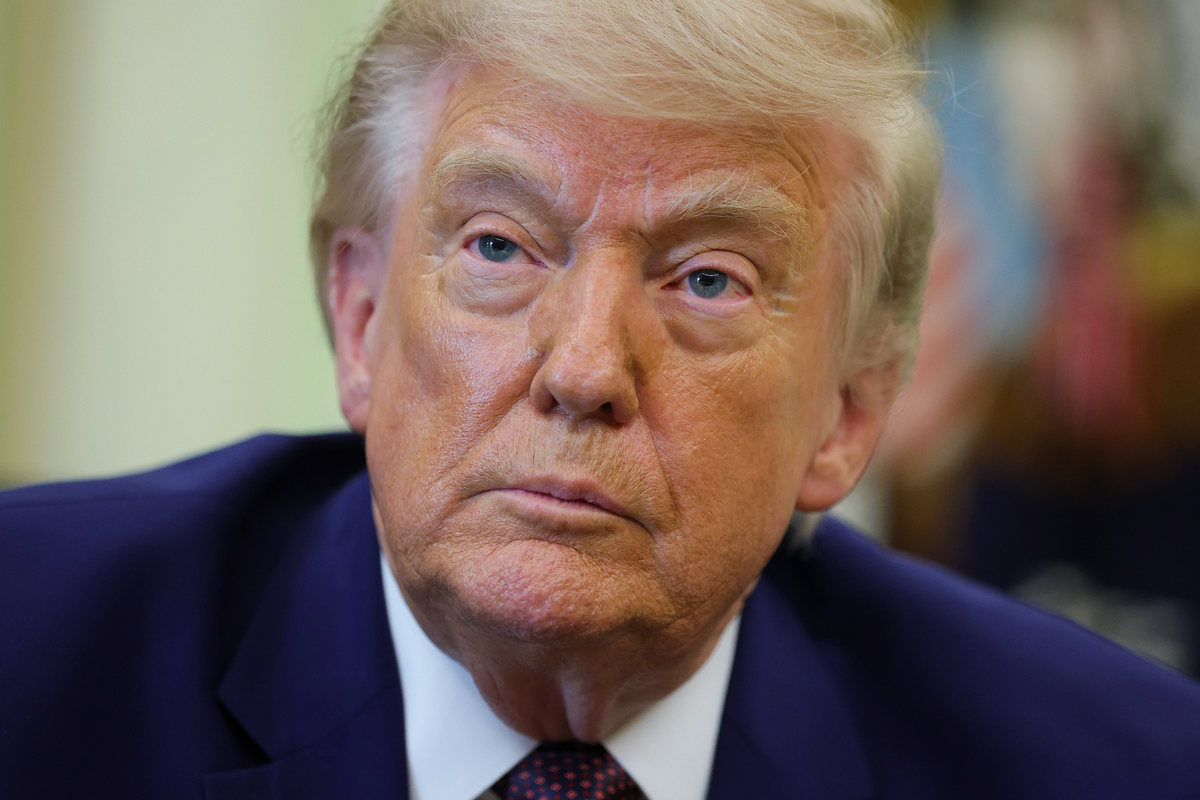  President Donald Trump at an event in the Oval Office of the White House on June 3, 2026. 