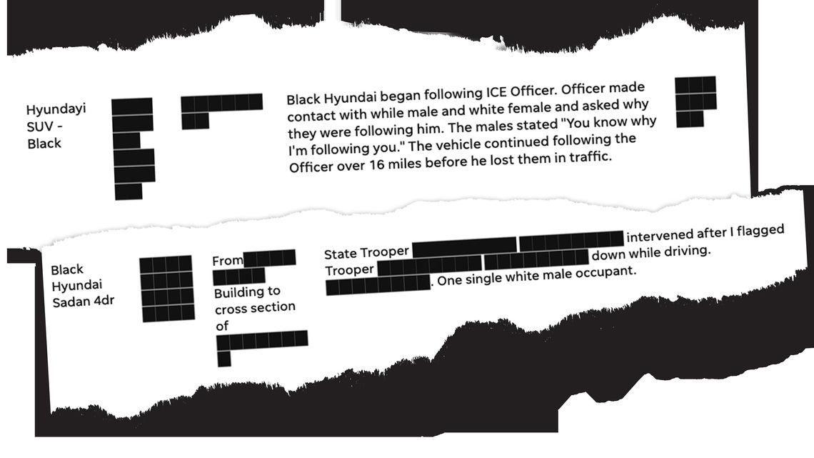 'They were tracking us.' ICE tracks protesters in secret database