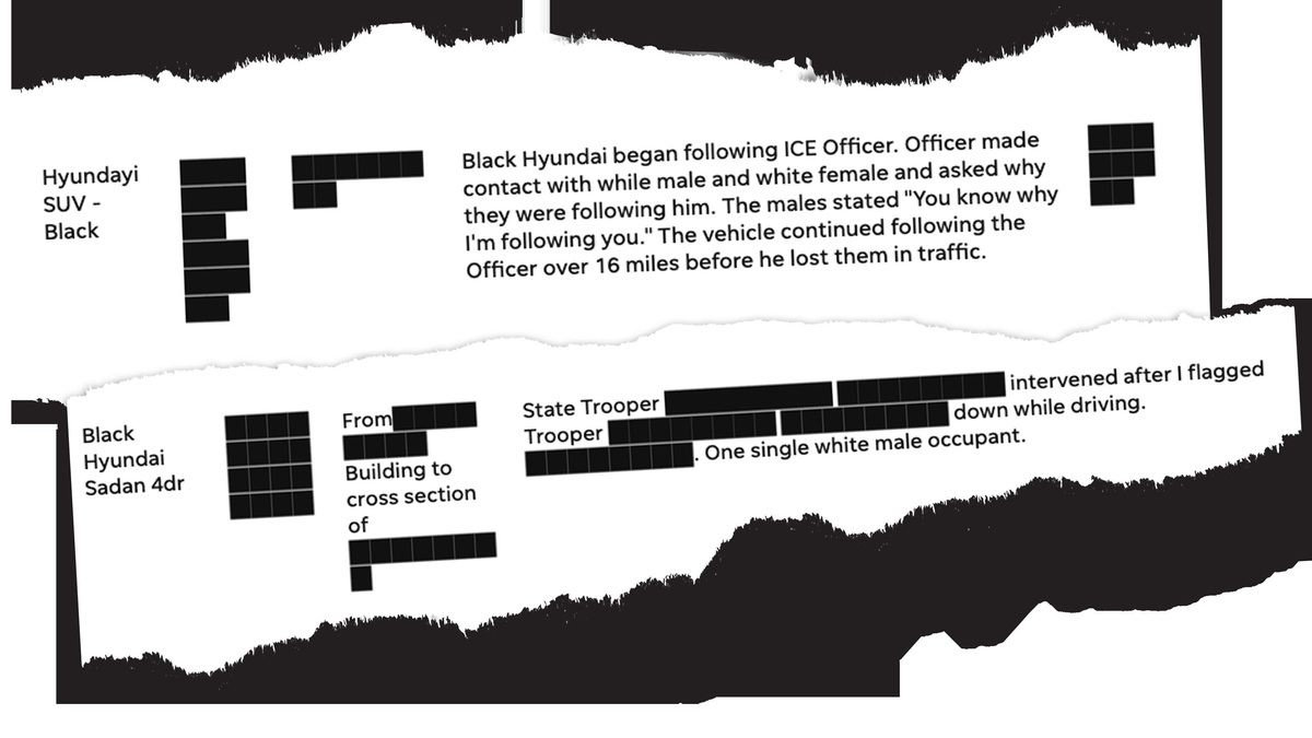 'They were tracking us.' ICE tracks protesters in secret database ...