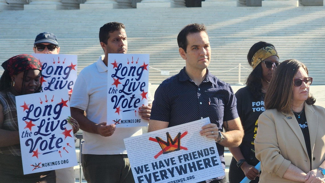 No Kings coalition plans nationwide early voting events