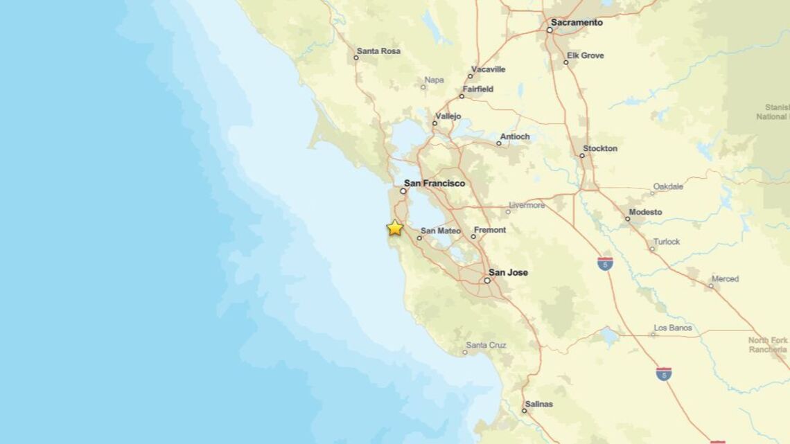 Aug. 30: Earthquake measuring 2.1 shakes region close to Pacifica, CA 