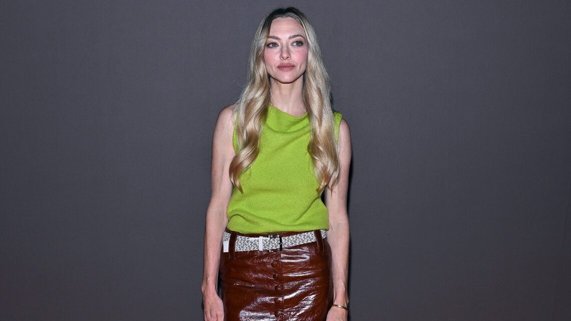 Amanda Seyfried Ditched Denim for This Sleek, Buttery Skirt Style 