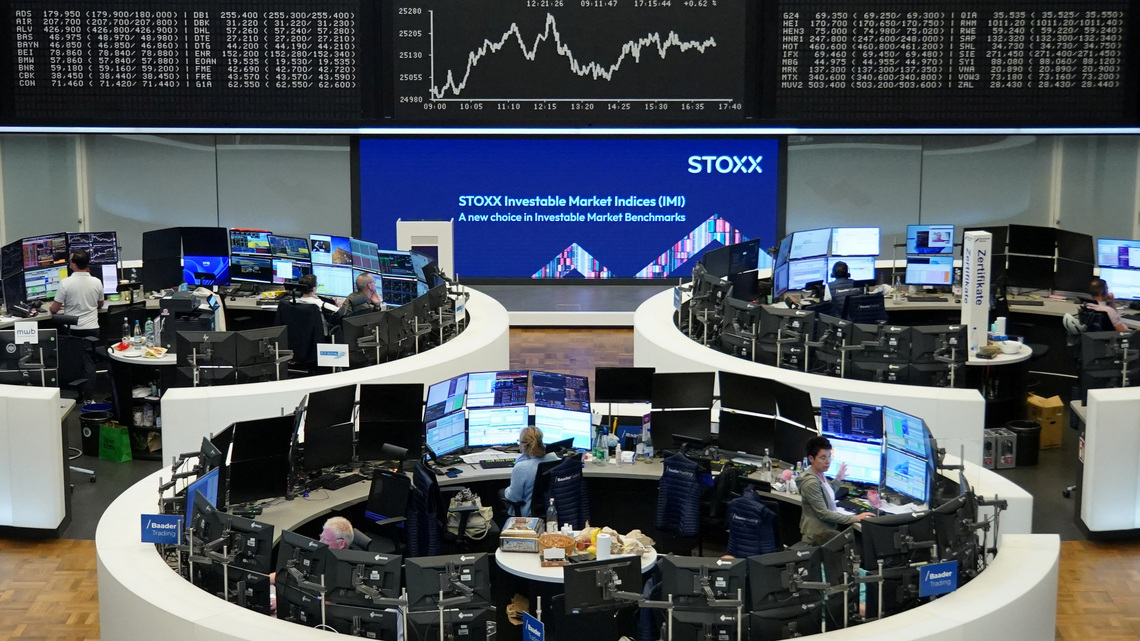 Stocks drop as Mideast fighting reignites, Fed decision looms
