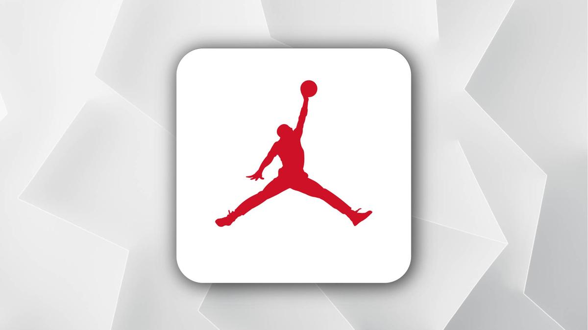 Air Jordan logo on white background