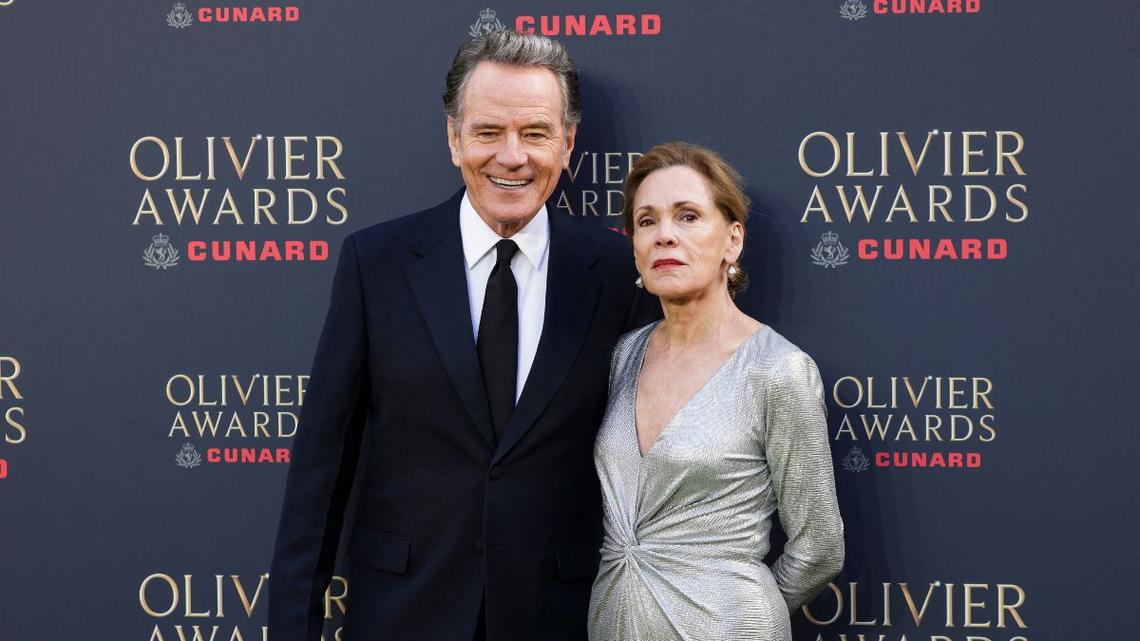 Bryan Cranston and Robin Dearden in 2026Getty