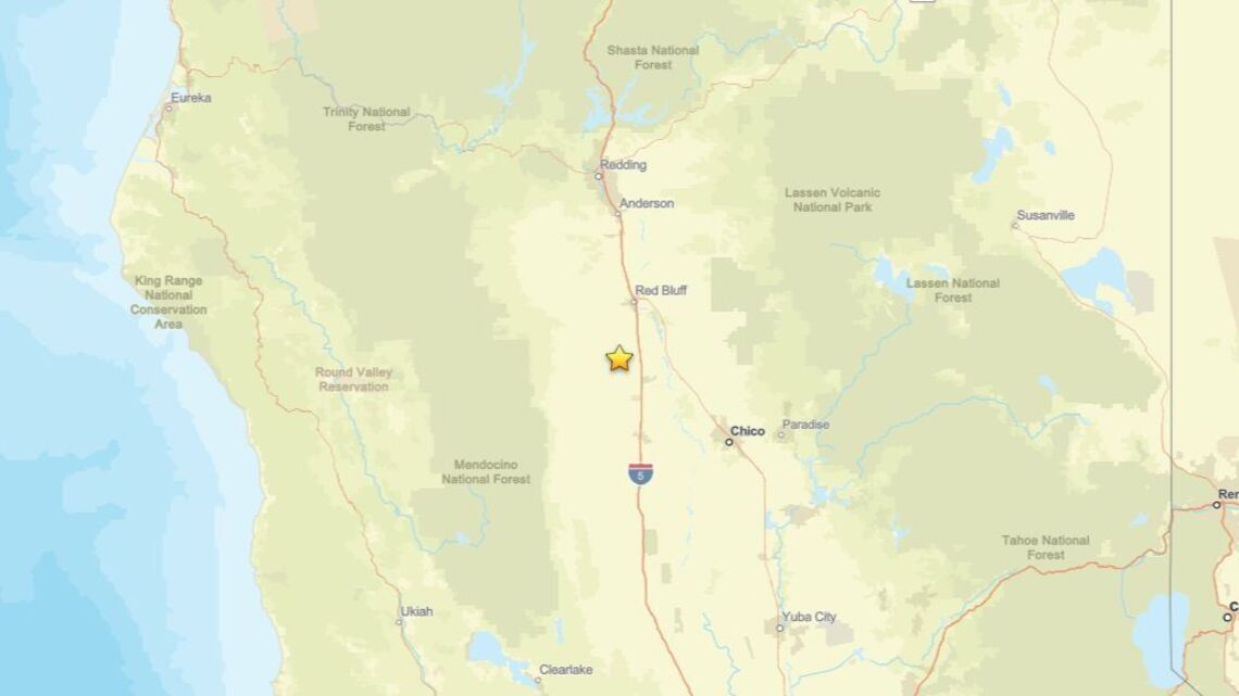 Update: 2.5 magnitude earthquake reported close to Rancho Tehama Reserve, CA on Aug. 10 