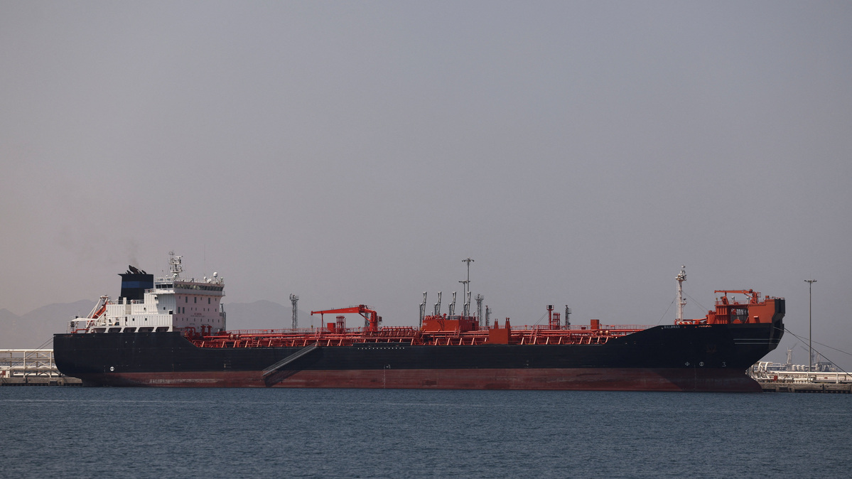 Oil/Chemical Tanker "Bald Man" at the Port of Fujairah, as the U.S.-Israel conflict with Iran limits marine traffic in the Strait of Hormuz, in Fujairah, United Arab Emirates, May 6, 2026. REUTERS/Amr Alfiky