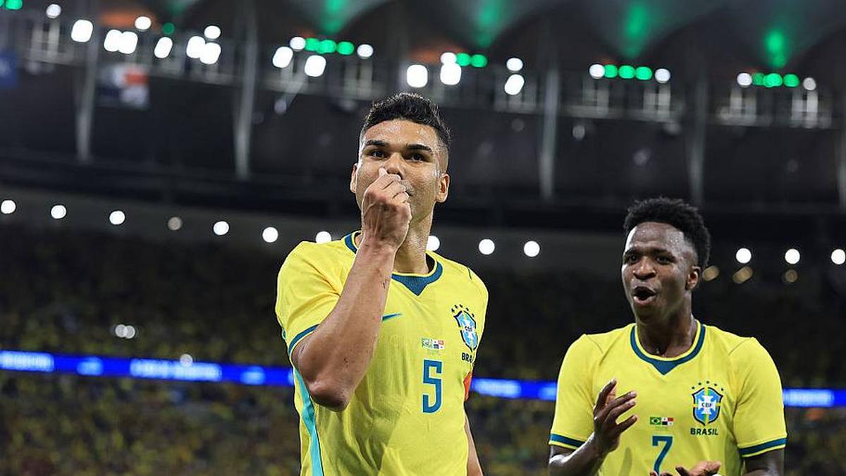  Casemiro (left) and Vinicius Jr will don familiar numbers this summer. | Buda Mendes/Getty Images 
