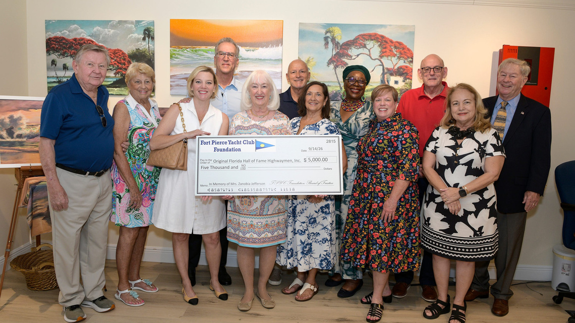 Fort Pierce Yacht Club Foundation honors the hands that built a legacy