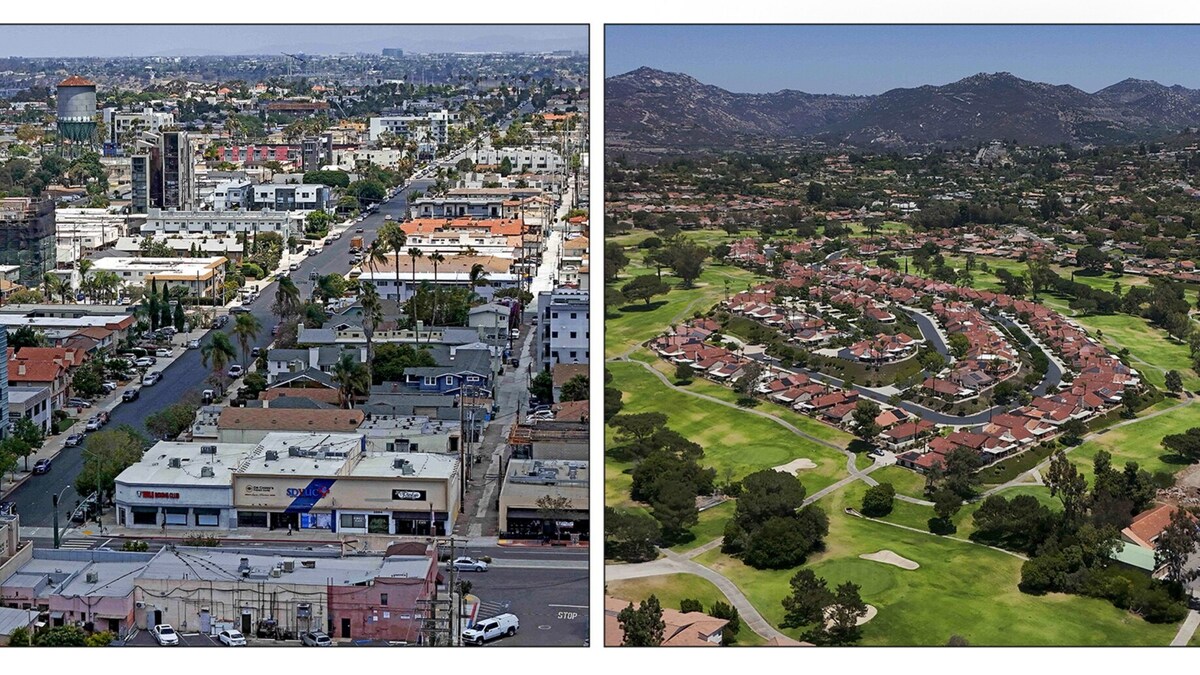 North Park and Rancho Bernardo seen on Wednesday, July 1, 2026 in San Diego, California. (Meg McLaughlin / The San Diego Union-Tribune)