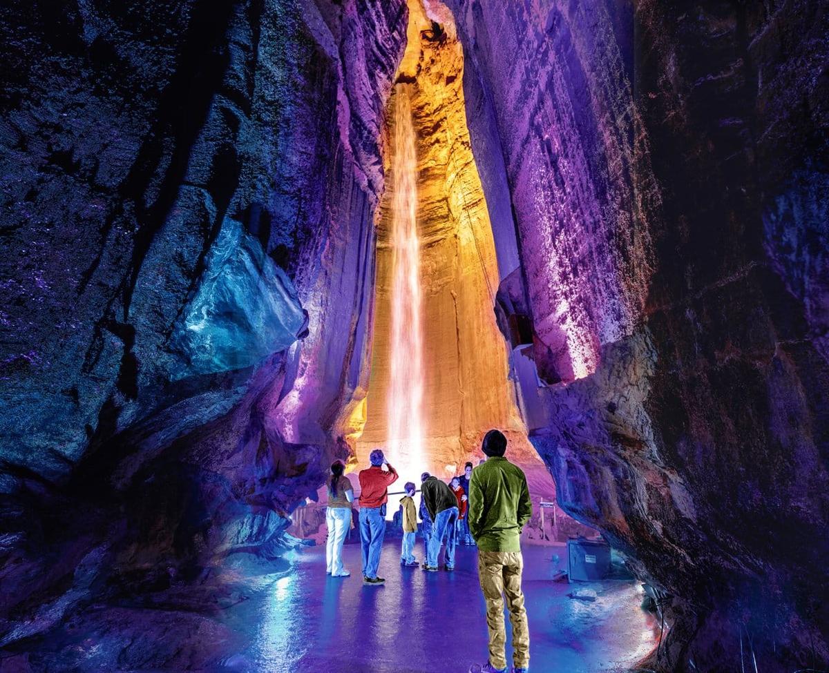  Ruby Falls in Chattanooga. Photo credit: Visit Chattanooga. 
