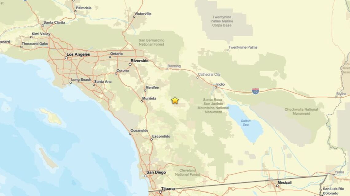 Update: Earthquake shakes region close to Anza, CA on Sept. 29 - 2.1 magnitude recorded 