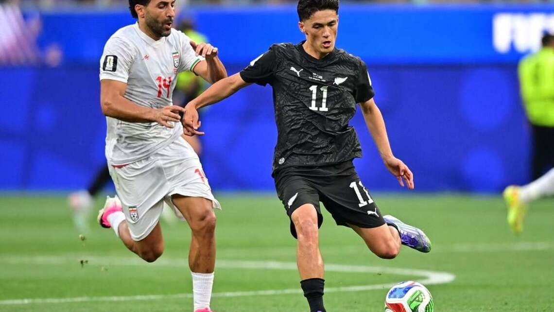 New Zealand's Elijah Just scores twice, but Iran rally for draw  
